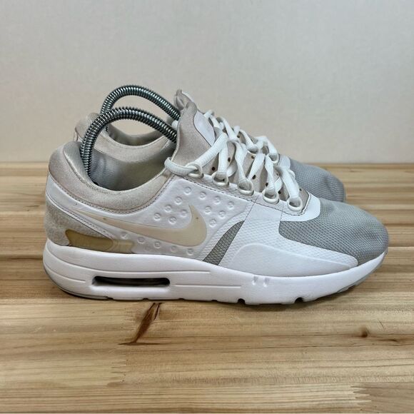 Nike Other - Nike Air Max Zero Essential Running Mens Shoes size 7 white grey no insoles